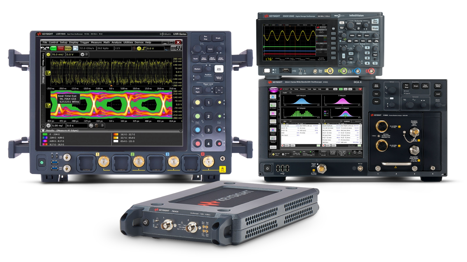 Real-Time Oscilloscope, Sampling Oscilloscope, Modular Oscilloscope