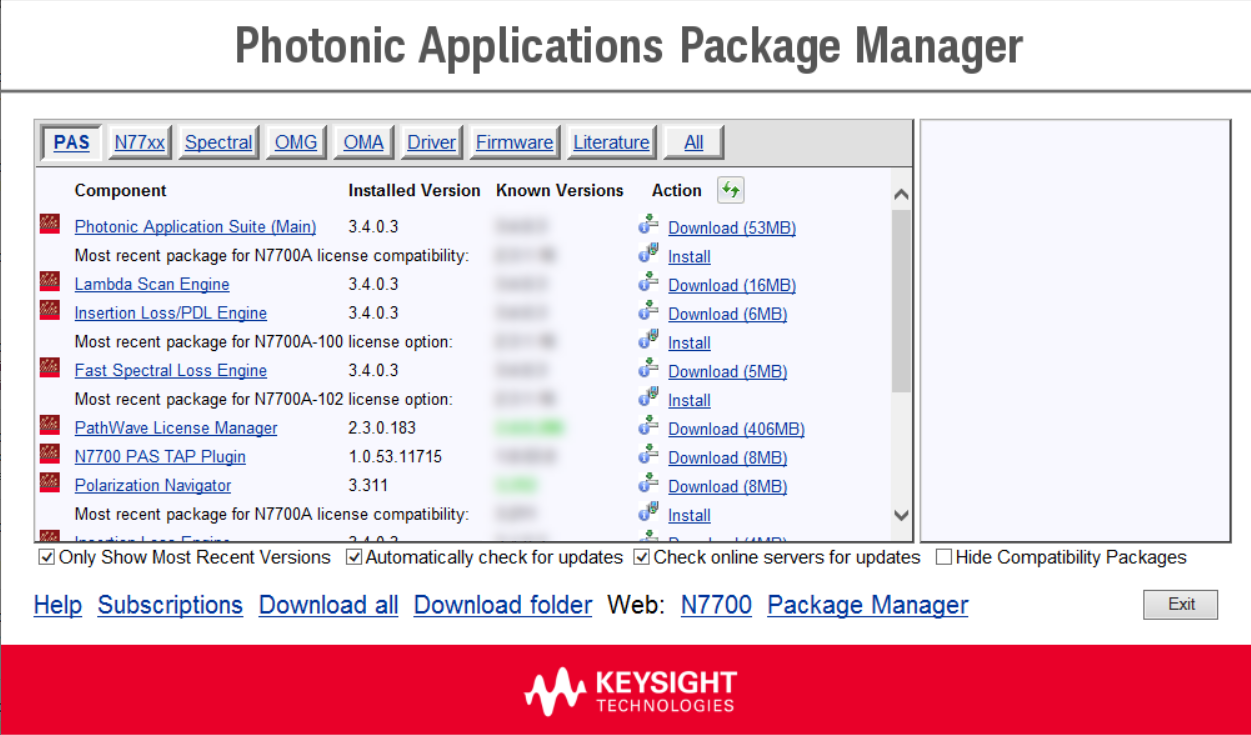 Photonic Applications Package Manager